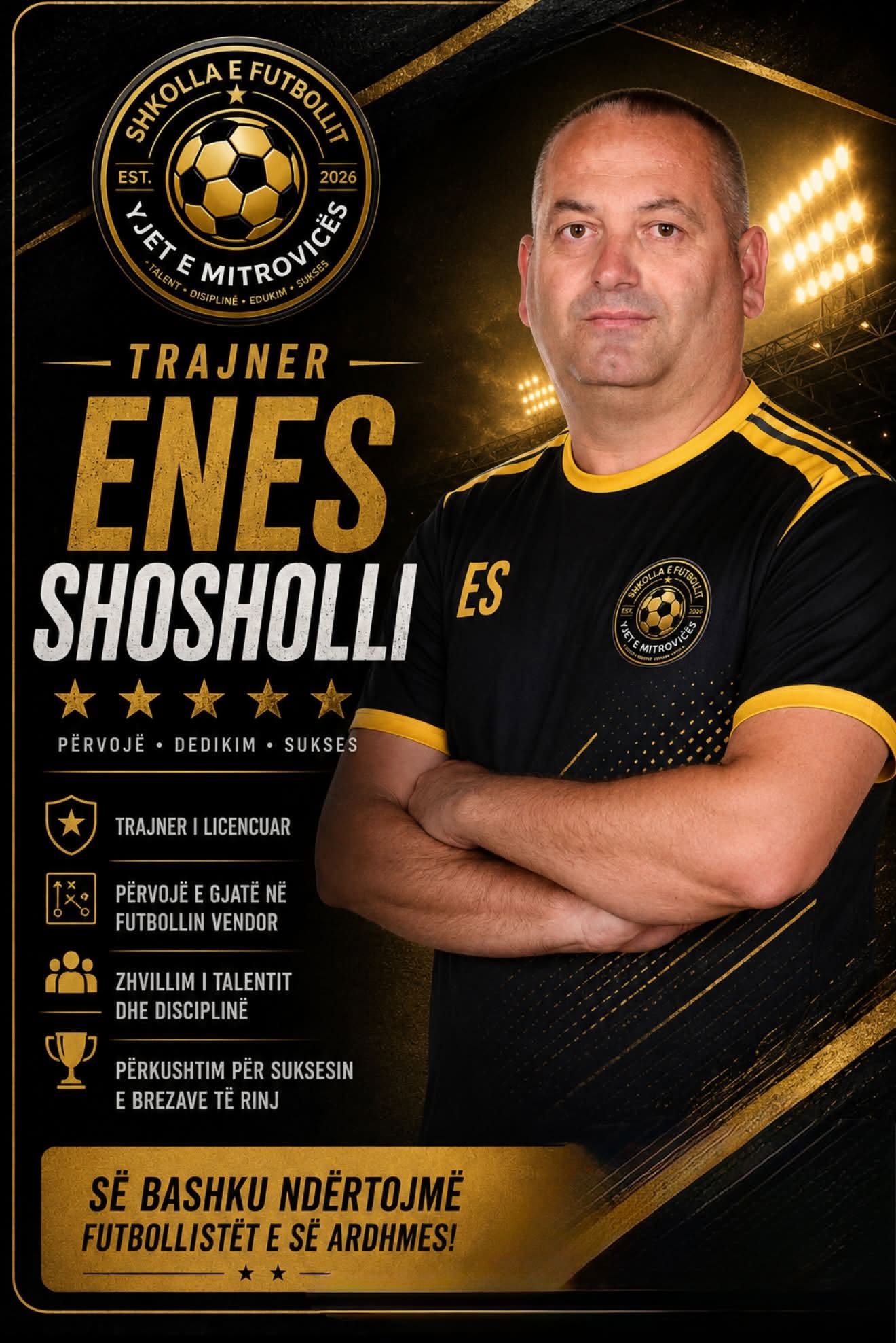 Trajneri Enes Shosholli