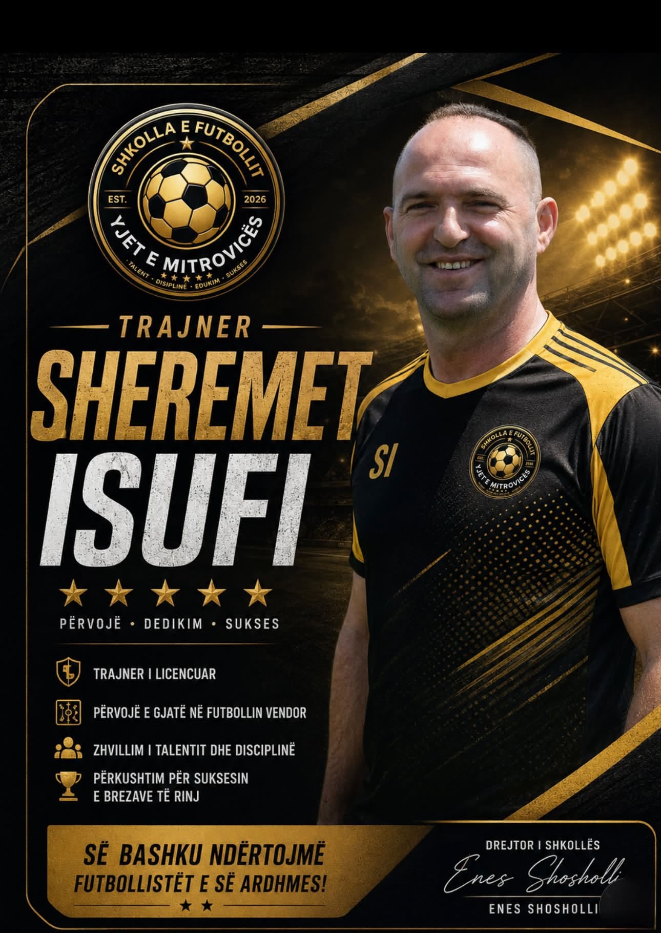 Trajneri Sheremet Isufi